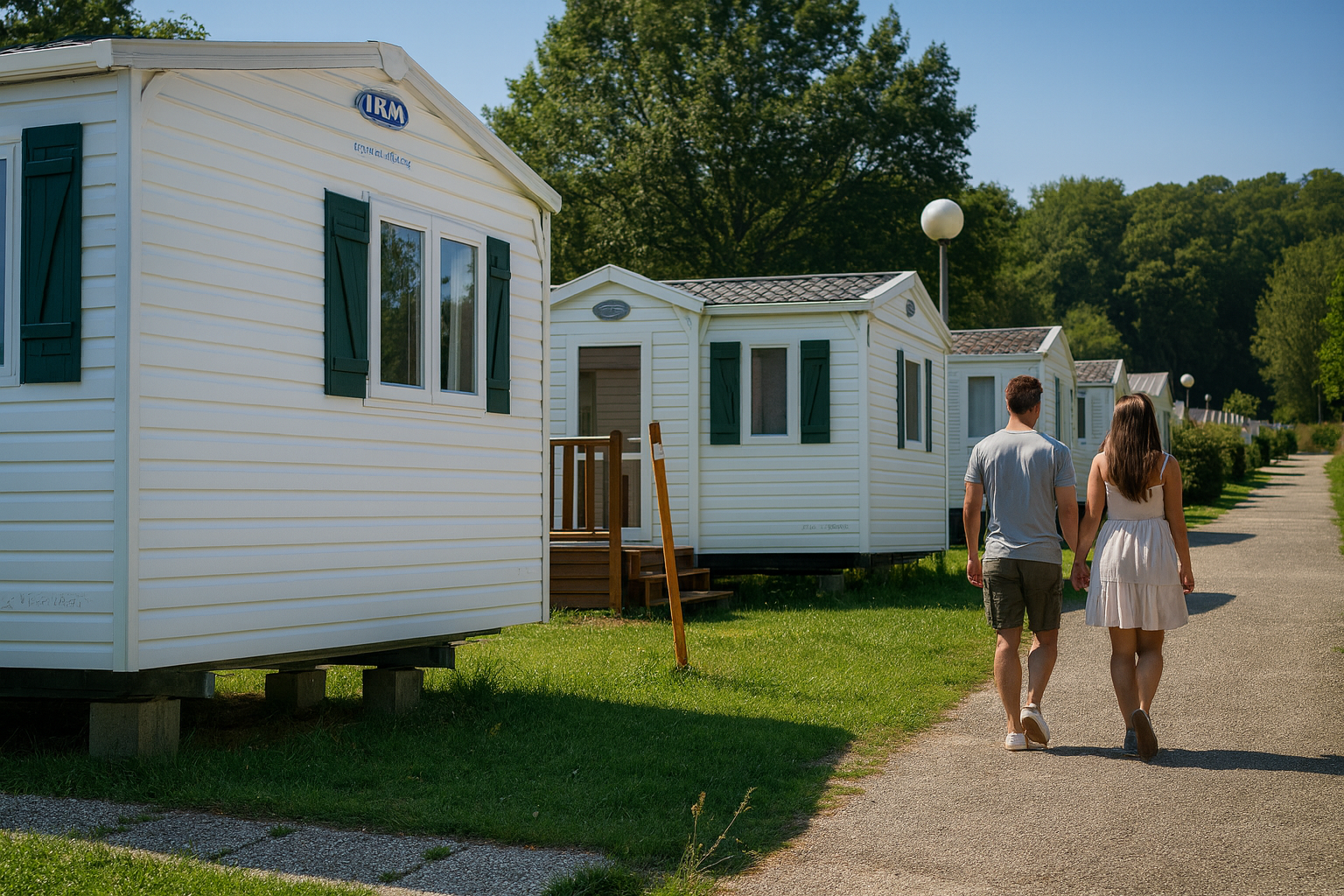 Photo du camping : Le lac pour horizon – Baignade, balade et détente